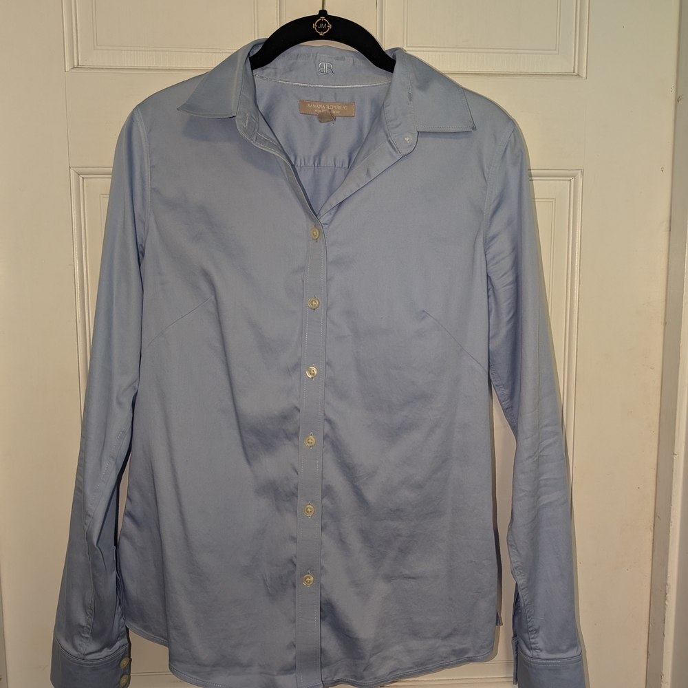 *MOVING SALE* Light Blue Button-Up Shirt
